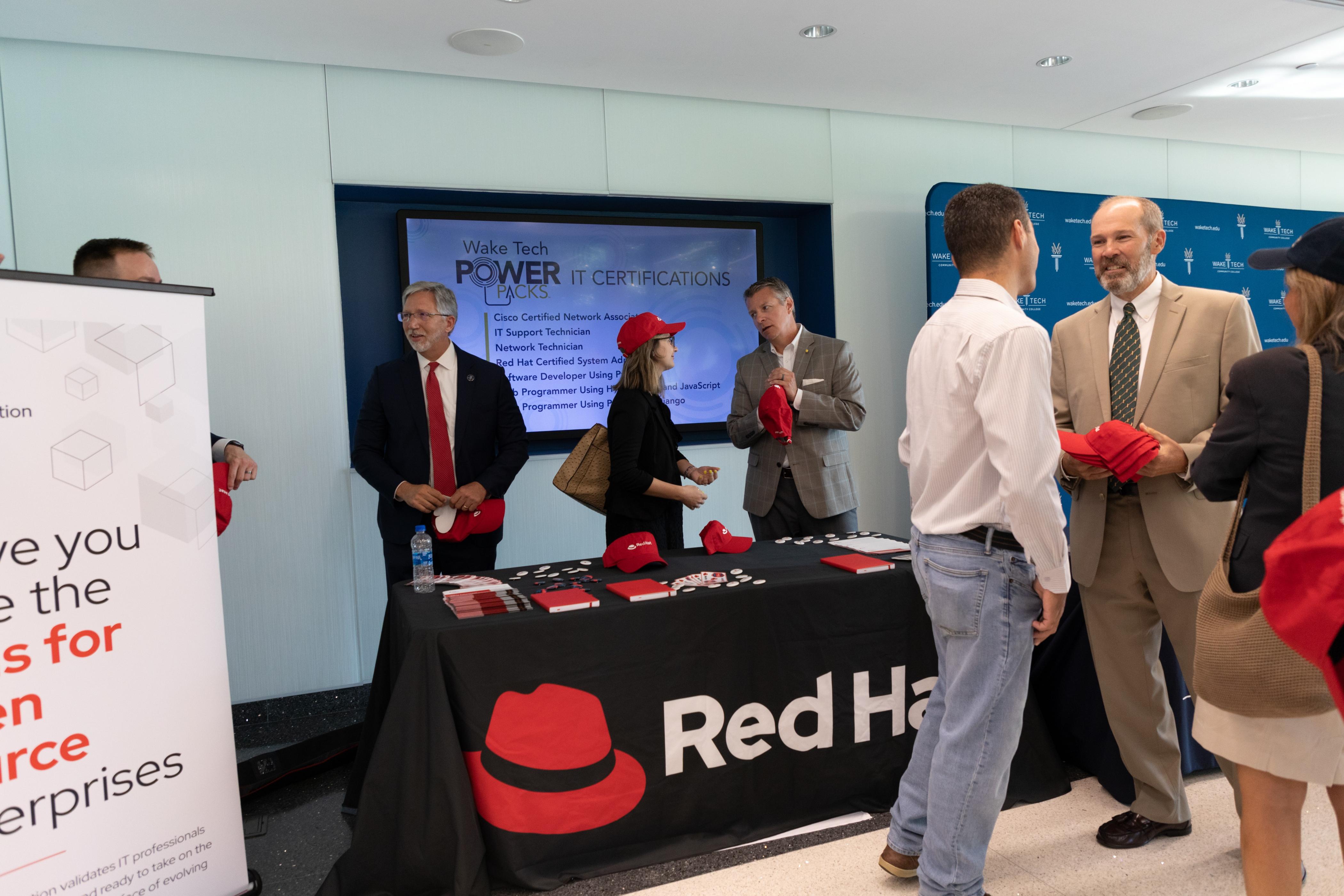 Wake Tech Collaborates with Red Hat to Offer Red Hat Training and